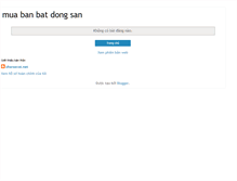 Tablet Screenshot of muabanbatdongsan.blogspot.com