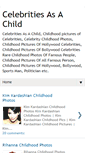 Mobile Screenshot of celebrities-as-child.blogspot.com