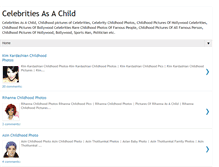 Tablet Screenshot of celebrities-as-child.blogspot.com