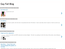 Tablet Screenshot of gayfailblog.blogspot.com