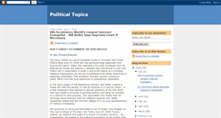 Desktop Screenshot of mypoliticaltopics.blogspot.com