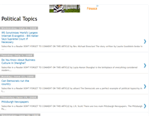 Tablet Screenshot of mypoliticaltopics.blogspot.com