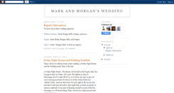 Desktop Screenshot of markandmorganwedding.blogspot.com