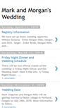 Mobile Screenshot of markandmorganwedding.blogspot.com