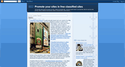 Desktop Screenshot of classifiedsite.blogspot.com