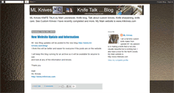 Desktop Screenshot of mlknivesblog.blogspot.com