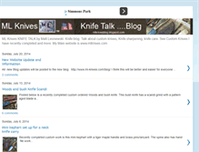 Tablet Screenshot of mlknivesblog.blogspot.com