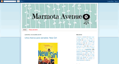 Desktop Screenshot of marmotaavenue.blogspot.com