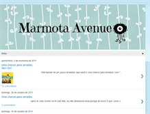 Tablet Screenshot of marmotaavenue.blogspot.com