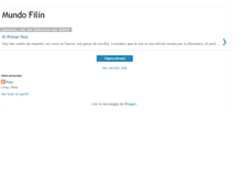 Tablet Screenshot of mundo-filin.blogspot.com