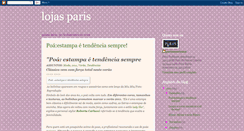 Desktop Screenshot of lojasparis.blogspot.com