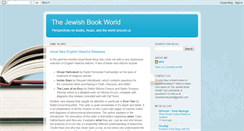 Desktop Screenshot of jewishbookworld.blogspot.com