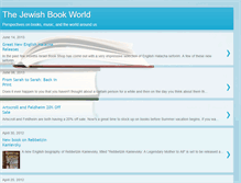 Tablet Screenshot of jewishbookworld.blogspot.com