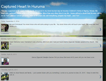 Tablet Screenshot of capturedheartinhuruma.blogspot.com