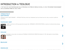 Tablet Screenshot of introductionateologie.blogspot.com