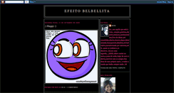 Desktop Screenshot of efeitobelbellita.blogspot.com