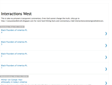 Tablet Screenshot of interactionswest.blogspot.com