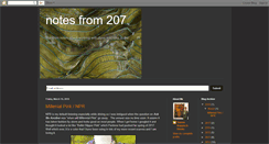 Desktop Screenshot of notesfrom207.blogspot.com