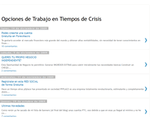 Tablet Screenshot of opcionesdetrabajos.blogspot.com