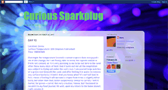 Desktop Screenshot of curioussparkplug.blogspot.com