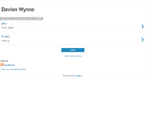 Tablet Screenshot of davionw.blogspot.com
