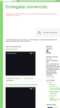 Mobile Screenshot of ecologistaconvencido.blogspot.com