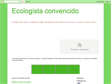 Tablet Screenshot of ecologistaconvencido.blogspot.com