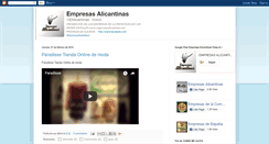 Desktop Screenshot of empresasalicantinas.blogspot.com