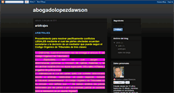 Desktop Screenshot of abogadolopezdawson.blogspot.com