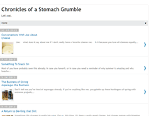 Tablet Screenshot of chroniclesofastomachgrumble.blogspot.com