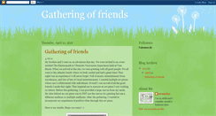 Desktop Screenshot of gatheringfriends.blogspot.com