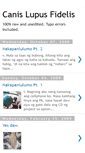 Mobile Screenshot of canislupusfidelis.blogspot.com