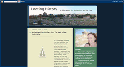 Desktop Screenshot of looting-history.blogspot.com