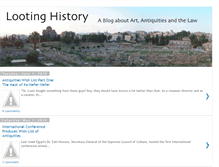 Tablet Screenshot of looting-history.blogspot.com