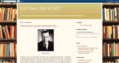 Desktop Screenshot of kto-to-byl.blogspot.com