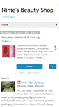Mobile Screenshot of niniebeautyshop.blogspot.com