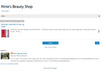 Tablet Screenshot of niniebeautyshop.blogspot.com