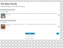 Tablet Screenshot of kulesfamily.blogspot.com