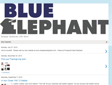 Tablet Screenshot of blueelephantboutique.blogspot.com