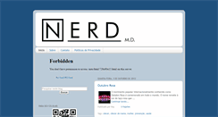 Desktop Screenshot of nerdmd.blogspot.com