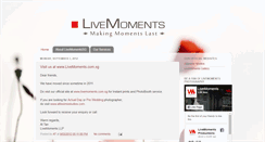 Desktop Screenshot of livemomentssg.blogspot.com