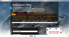 Desktop Screenshot of amitkgaur.blogspot.com