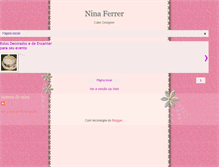 Tablet Screenshot of ninaferrercakedesigner.blogspot.com