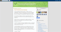 Desktop Screenshot of francineauburkinafaso2010.blogspot.com