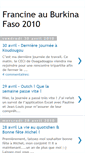 Mobile Screenshot of francineauburkinafaso2010.blogspot.com