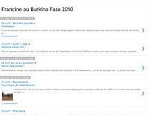 Tablet Screenshot of francineauburkinafaso2010.blogspot.com