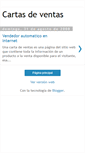 Mobile Screenshot of cartasdeventas.blogspot.com