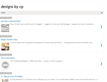 Tablet Screenshot of designsbycp.blogspot.com