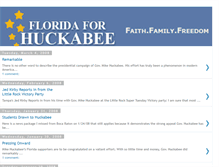 Tablet Screenshot of floridaforhuckabee.blogspot.com