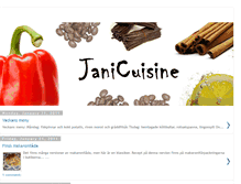 Tablet Screenshot of janicuisine.blogspot.com